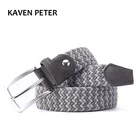 Мужской эластичный ремень, высококачественный Плетеный Эластичный ремень с покрытием, плетеный эластичный ремень8 дюймов в ширину