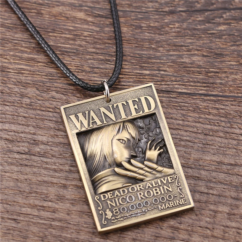 J Store Японские Аниме цельные кулоны с изображением ордера Робина ожерелья
