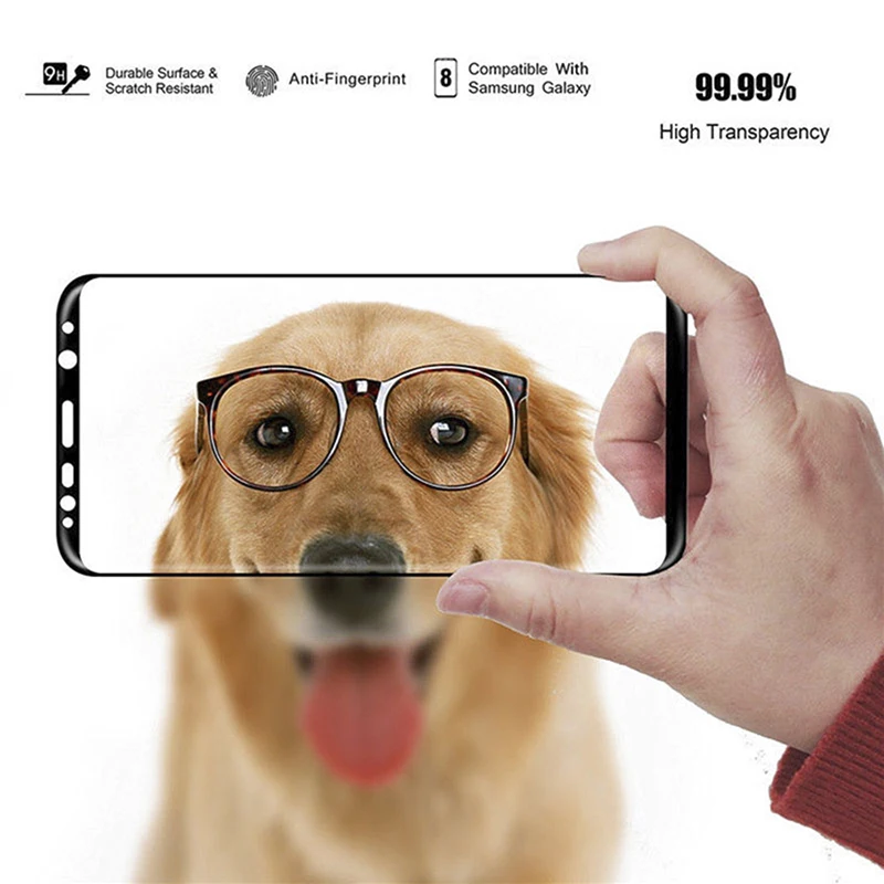 3D изогнутое защитное стекло Защита экрана для Samsung Galaxy S8 S9 S20 S21 Ultra S 21 Plus Note 8 9 20 армированное закаленное