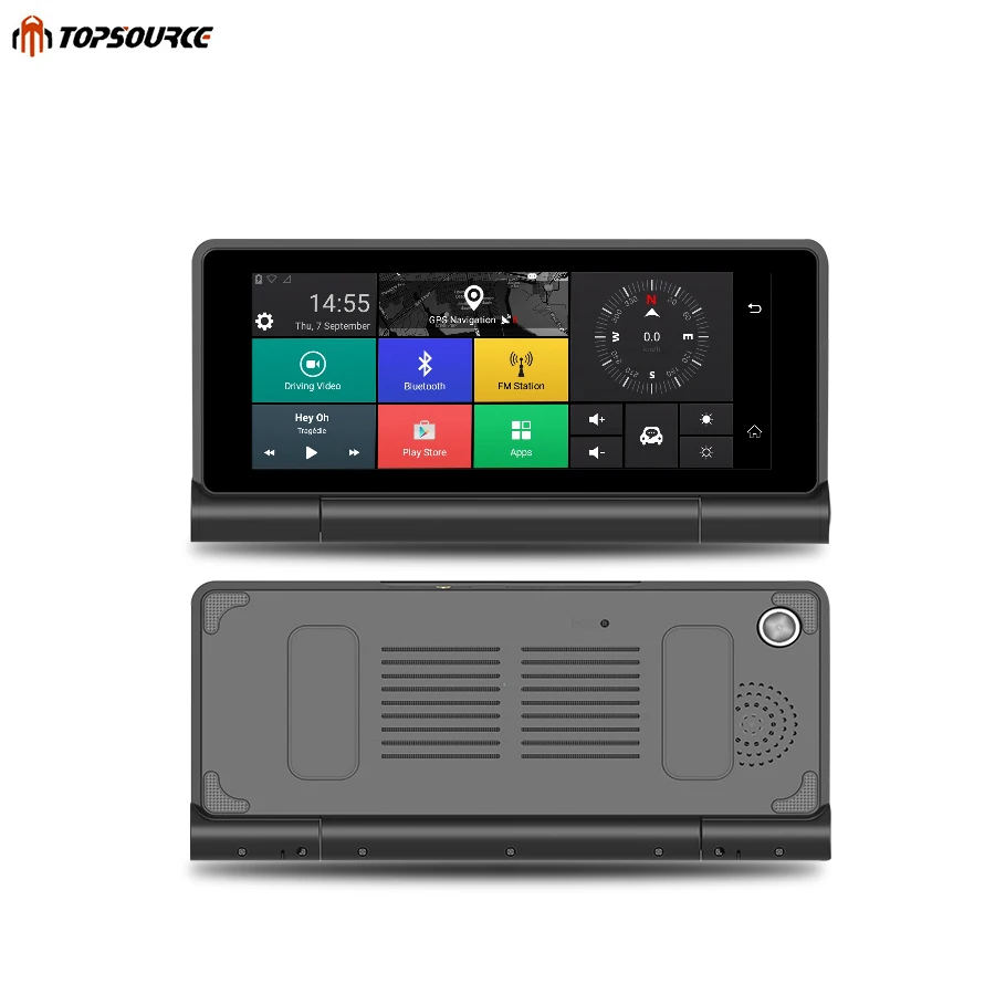 Автомобильный gps навигатор TOPSOURCE TS22 4G Android 5 1 Bluetooth ROM 16 ГБ ОЗУ Гб Full HD 1080P