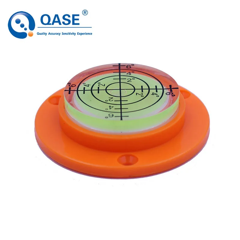 (6 шт./лот) QASE Bullseye пузырьковый уровень Spirit Level круглый с монтажными отверстиями |