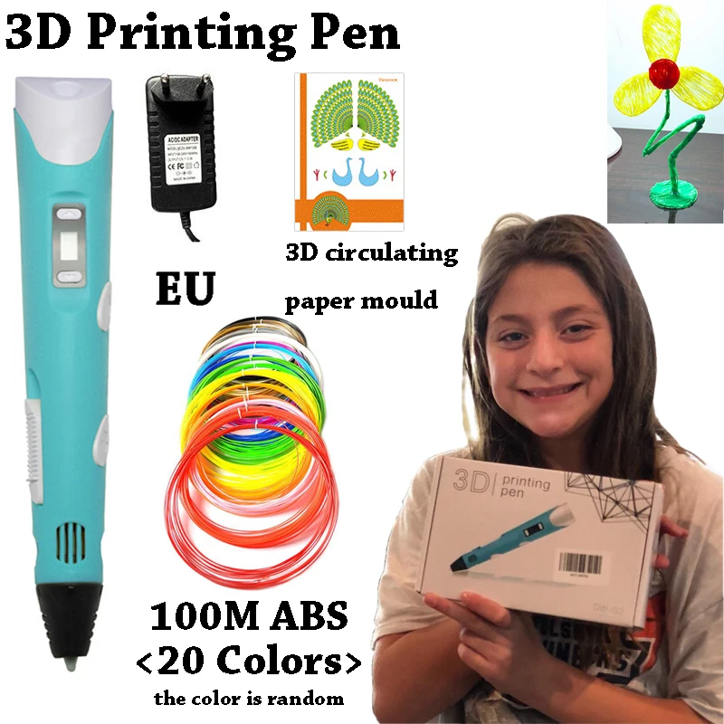 Лидер продаж ручка для 3d печати с улучшенным светодиодным экраном сделай сам 100 м