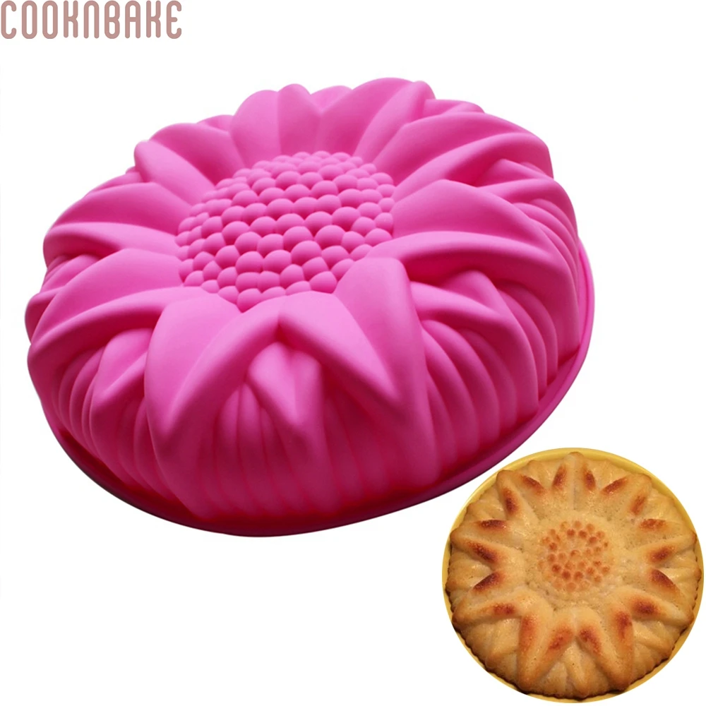 

Силиконовая форма для торта COOKNBAKE DIY, форма для десерта, большая форма для укладки подсолнечника, Кондитерская форма, SCM-003-3