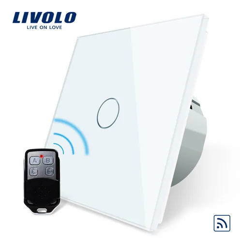Remote Switch Livolo luxury Wall Touch Sensor Switch,Light Switch,smart switch,Crystal Glass,Power Socket,multifunctional sockets - Цвет: Remote Switch