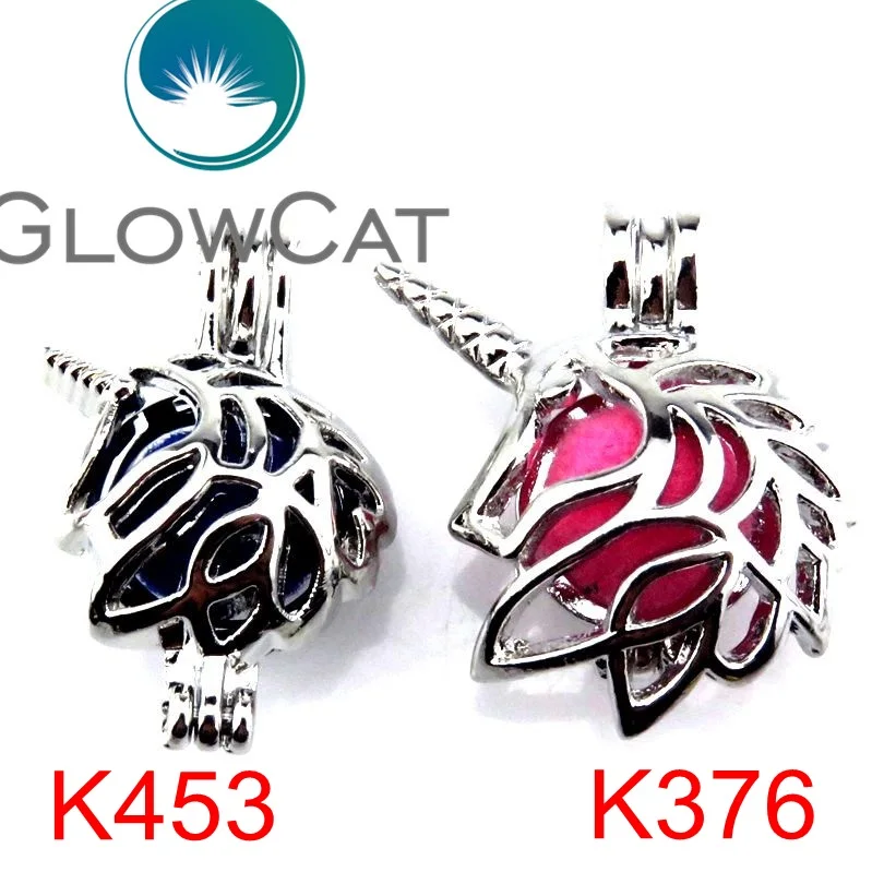 2x Голова Единорога жемчужная клетка для изготовления ювелирных изделий эфирные