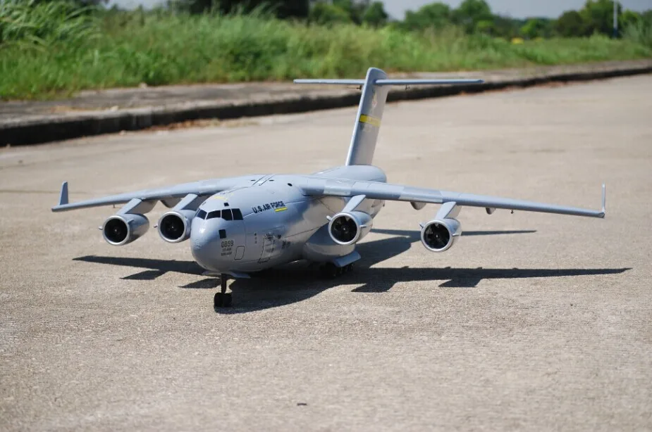 Rc самолет C17 Airbus Военная Униформа плоскости aieliner 2.4 г 7 CH Дистанционное управление