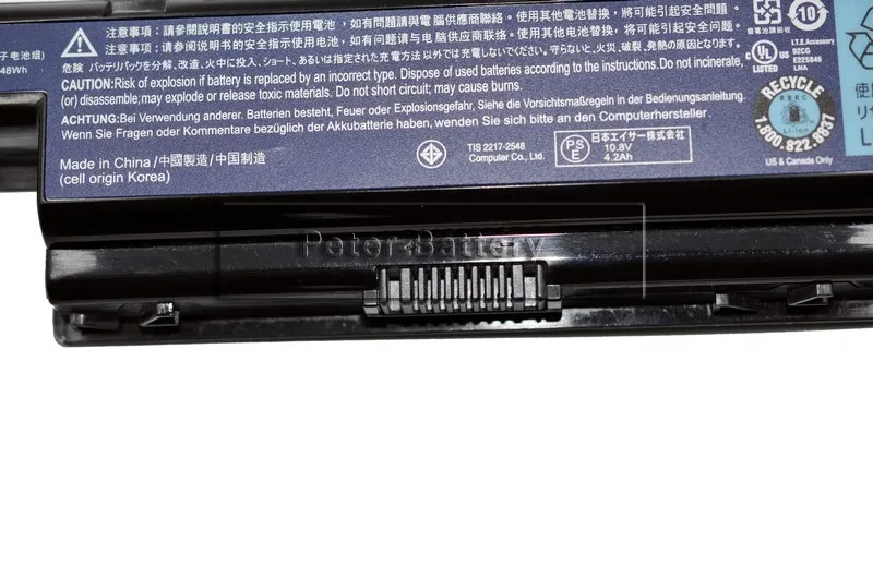 JIGU оригинальный ноутбук Батарея для ноутбука ACER ASPIRE 5742 5742G 5742Z 5749 5750 5750Z 5755 7251 7551 7560