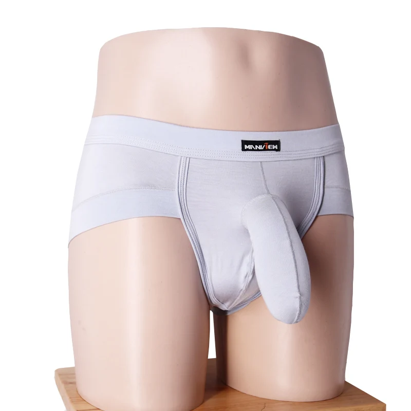 Мужские трусы из модала manview дышащие мужские модные u-образные с карманом для яиц