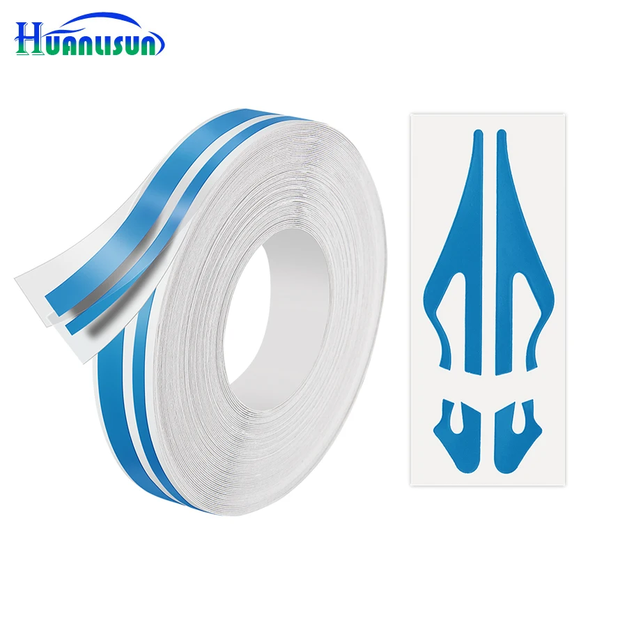 Универсальная наклейка на талию автомобиля HUANLISUN 8 цветов 98 см * 1 (рулон)|line