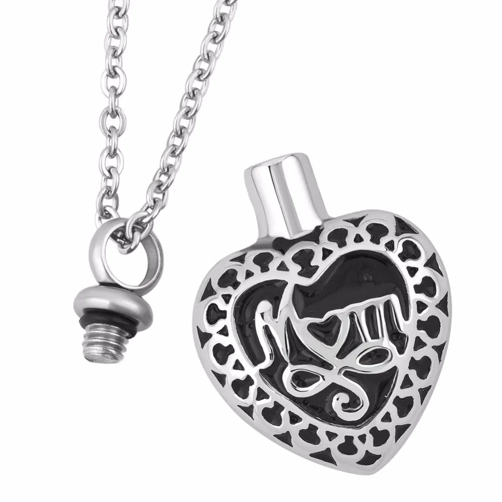 Uny пепел мама Keepsake urn &quotМемориал&quot кремации Ожерелья для мужчин Подвески