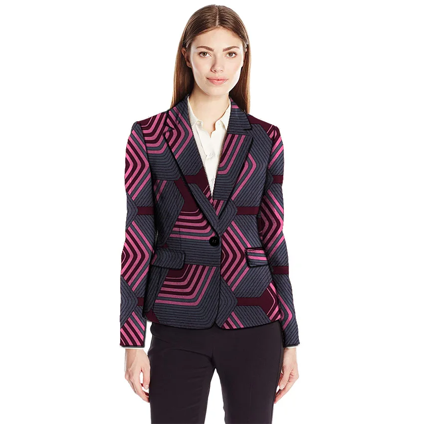 

Dashiki fashion African print women suit jackets women's outfit africa style blazers wedding wear female Ankara blazer