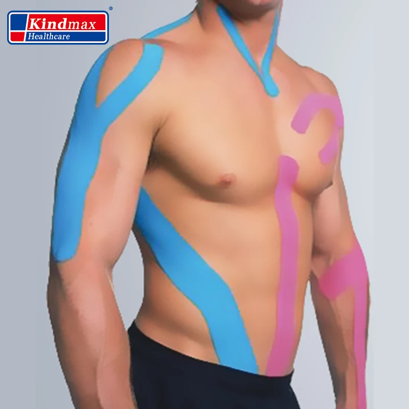 Kindmax Healthcare Athletic Kinesiology лента медицинские эластичные спортивные волейбольные