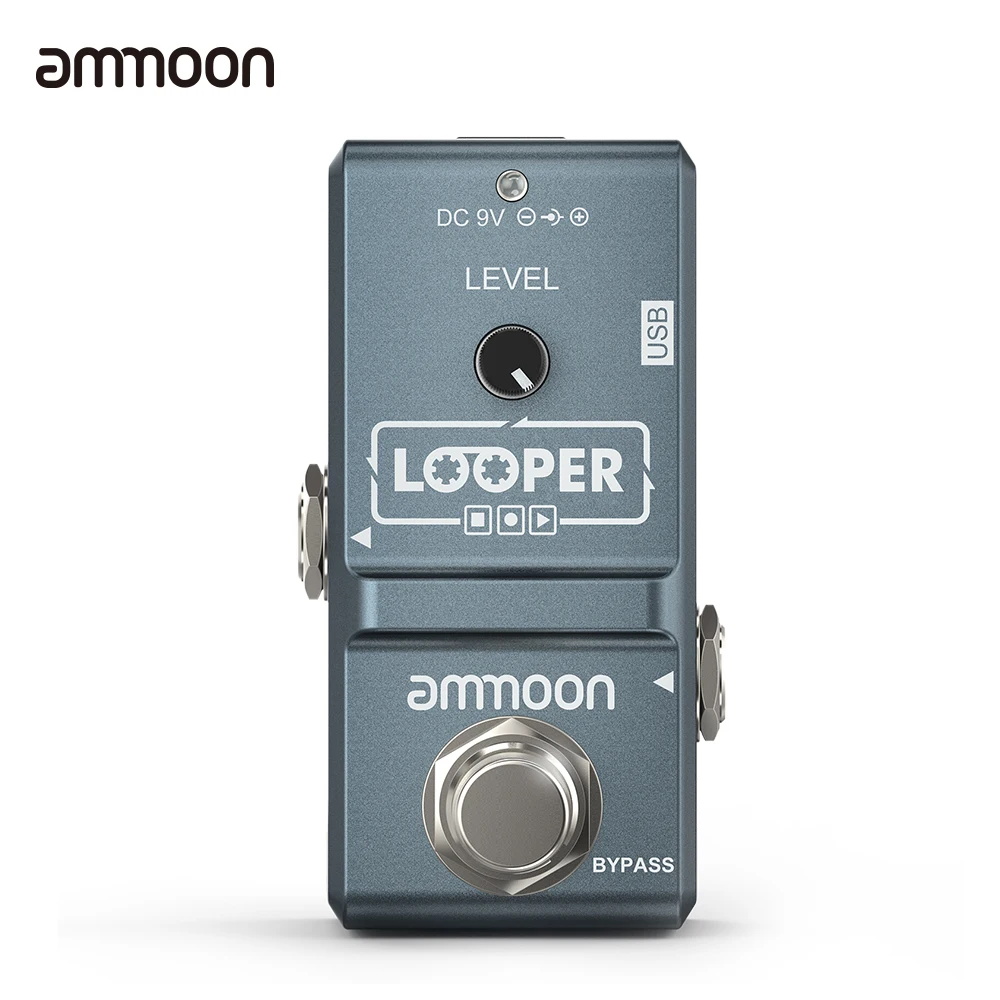 Ammoon AP-09 Looper гитарная педаль серии Nano петля эффектов для электрогитары настоящий