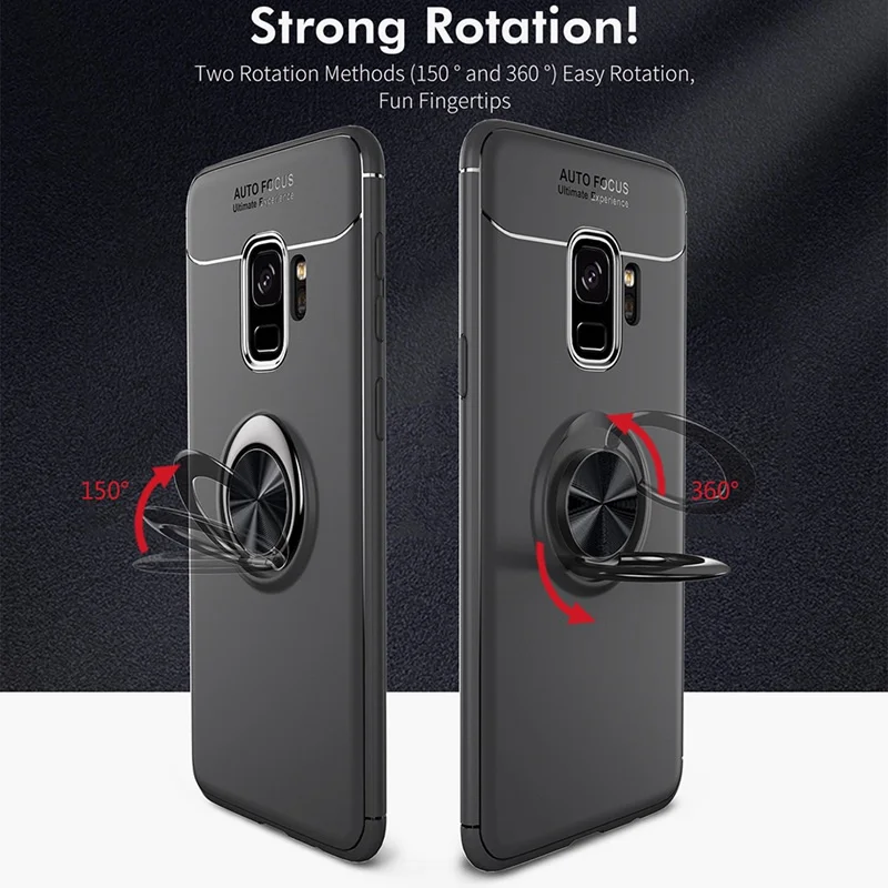 Силиконовый чехол для Samsung Galaxy S9 S8 Plus Note 9 Магнитный держатель J3 J5 J7 2017 J4 J6 J8 A6 2018