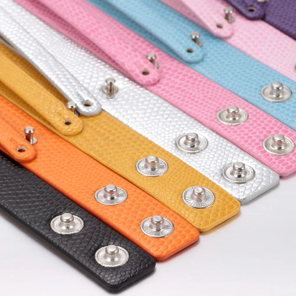 Оптовая продажа высококачественный кожаный браслет 15 цветов женское ювелирное