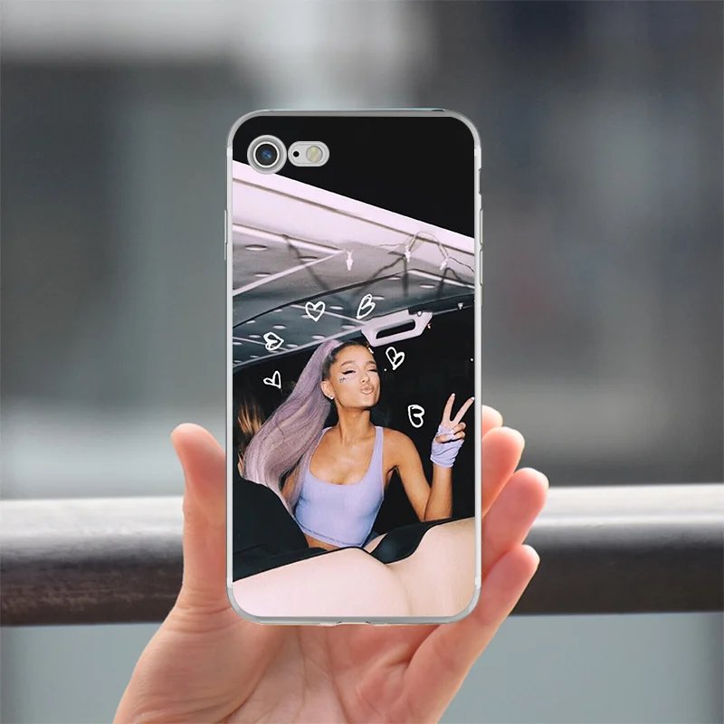 WM01328 Ciciber Ariana Grande AG радужные мягкие ТПУ чехлы для телефонов, чехол для IPhone 11 Pro Max XR XS Max 6 6S 7 8 Plus 5S SE X Fundas Capa - Цвет: WM01328