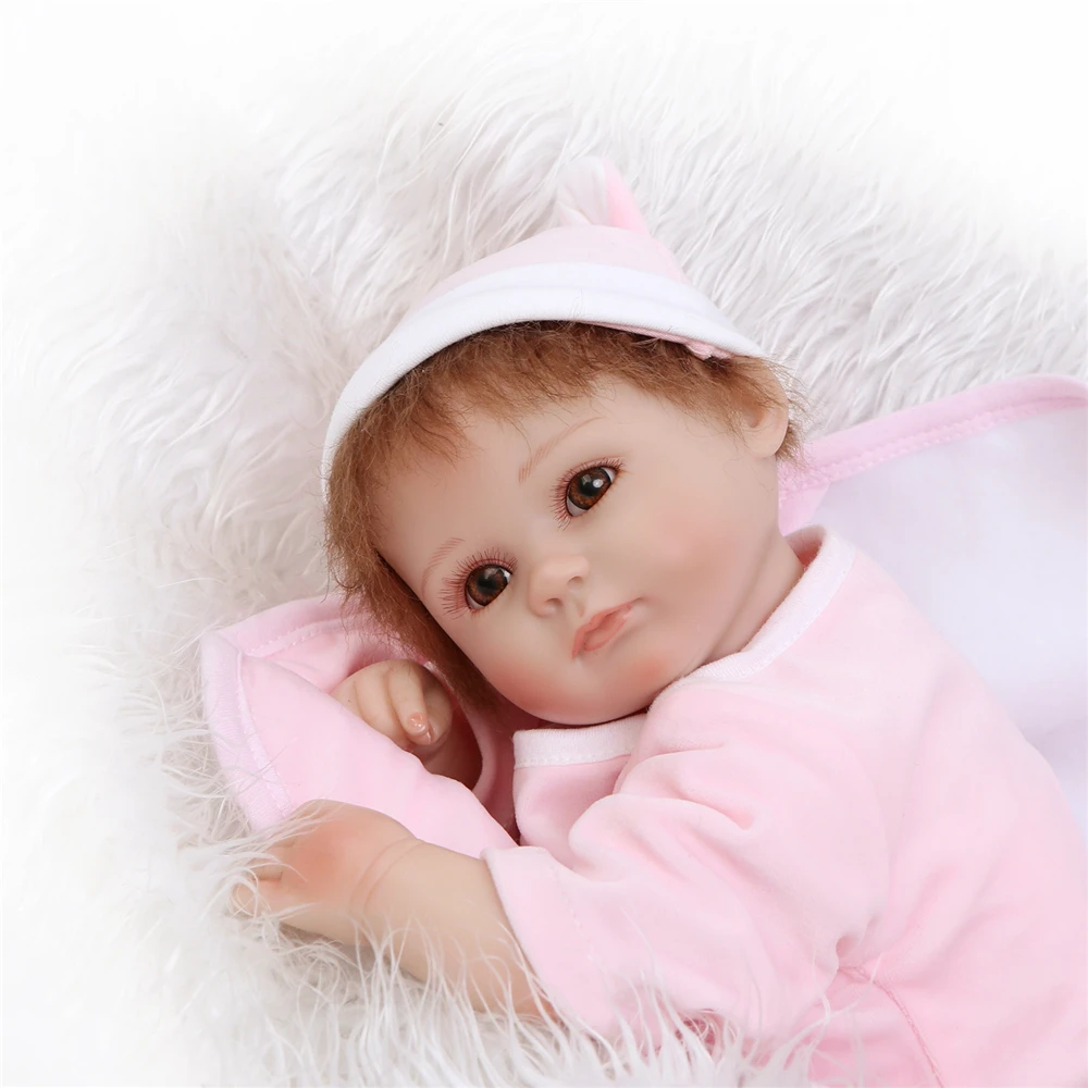NPKCOLLECTION 40 см Реалистичная кукла реборн bebe игрушки для детей Рождественский