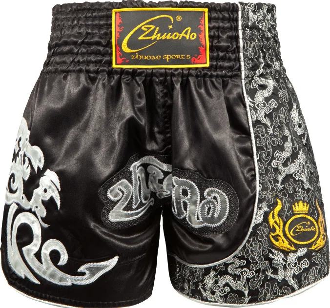 MMa Tiger Muay Thai Mens Kickboxing Shorts Kids Boys Kick Boxing Fight Grappling Trunks Children Fitness Gym Training Sportswear | Спорт и