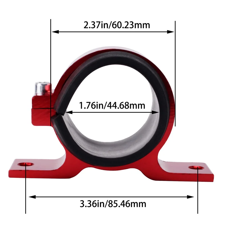 Алюминиевый кронштейн для топливного насоса 50 мм|Топливные насосы| |