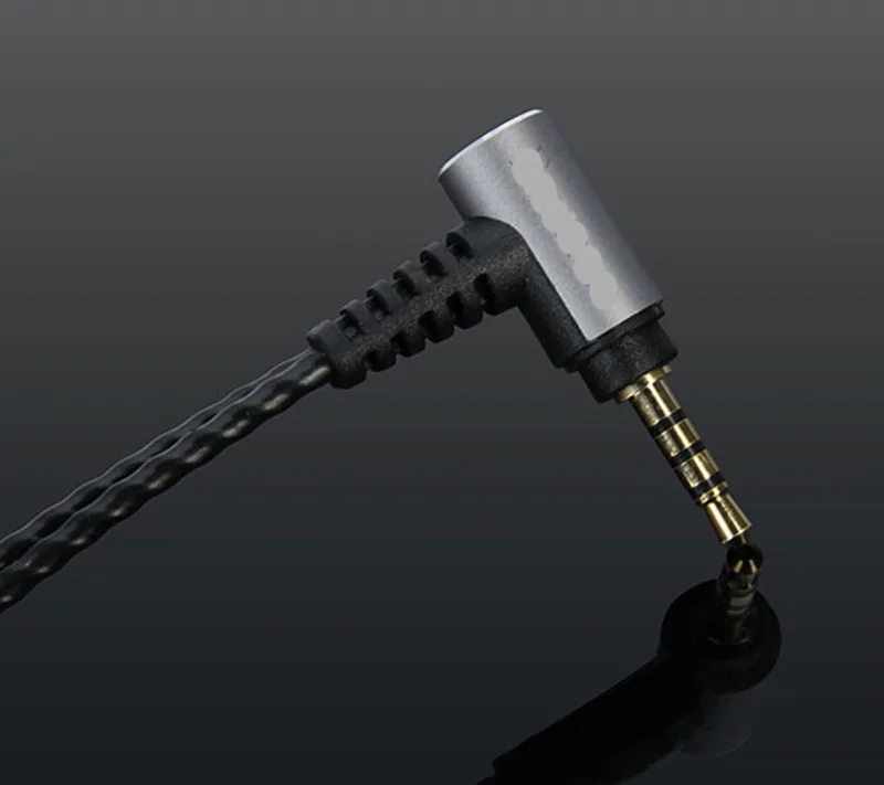 OCCC EXS2RG IE80 IE80S IE8 2 5 мм сбалансированные 4 полюсные соединительные кабели ядра для