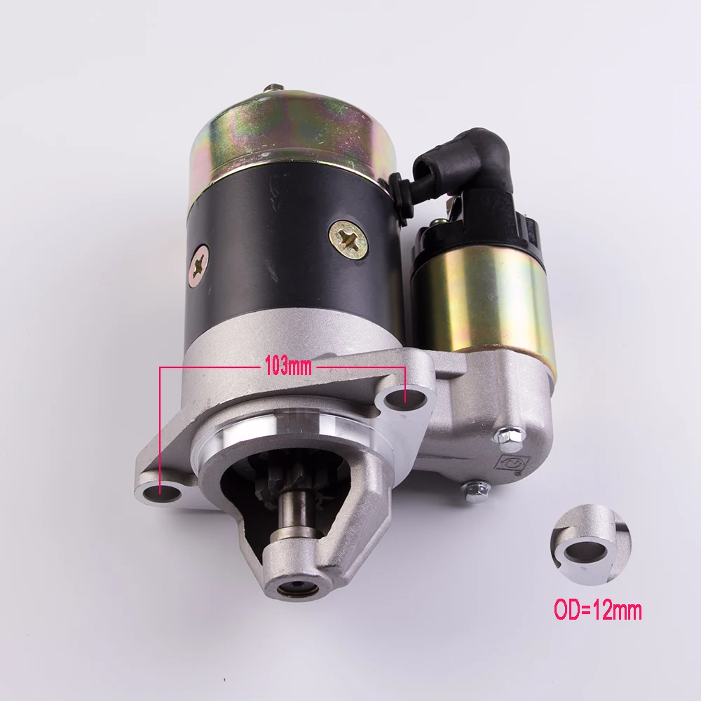 Лидер продаж QD114A 12 В 0.8KW двигатель дизельный мотор генератора Starter Медь fit 170F 178F 186F