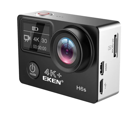 Eken H6s 4K+ Utral HD 14MP с дистанционным управлением EIS спортивная видеокамера Ambarella A12 Чип Wifi 30 м Водонепроницаемая экшн-камера Panasonic с датчиком