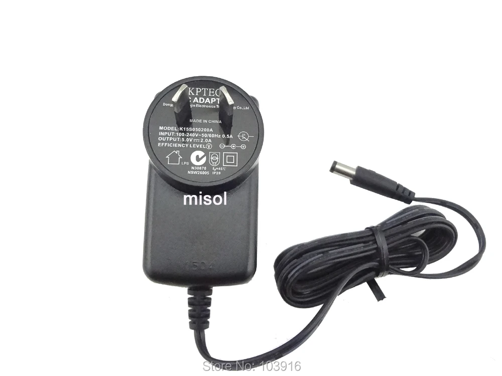 Адаптер Питания AU 5V 2A 100-240v AC-DC штепсельная вилка 5 5*2 1*10mm SAA C-TICK RoHS | Прочие детали