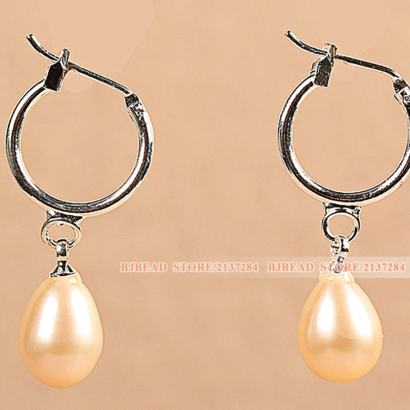 Специальный дизайн хит продаж серьги из натурального розового пресноводного