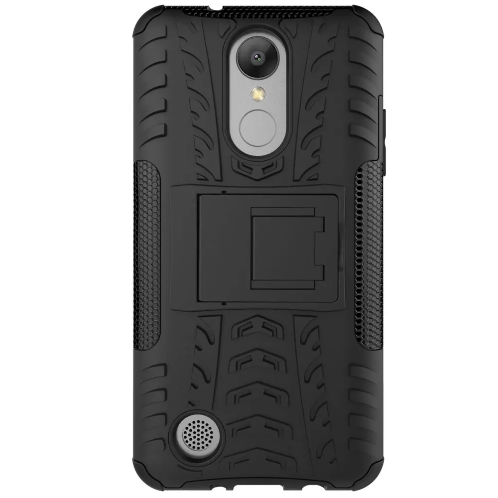 Cases For LG K8 2017 Fundas 5.0&quot TPU &amp PC Dual Armor Capa Hard Silicone Coque Back Cover V3 / Phone Case |