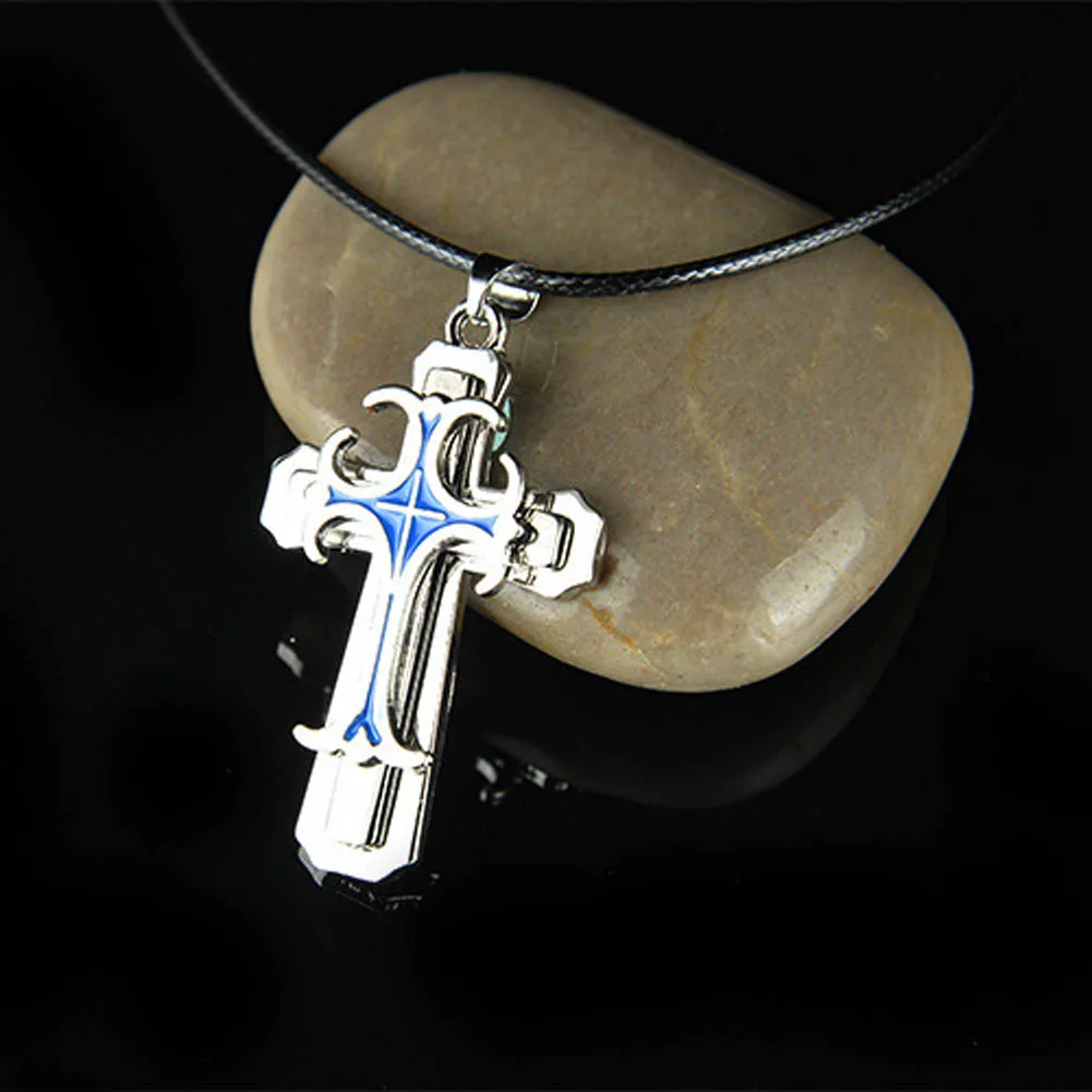 Мужское ожерелье из нержавеющей стали с изображением христианского Иисуса|cross