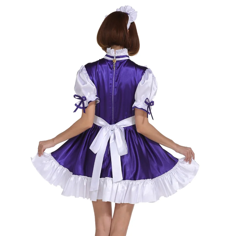 Женское платье с замком фиолетовое для косплея|cosplay costume|lockable dresscosplay maid costume |