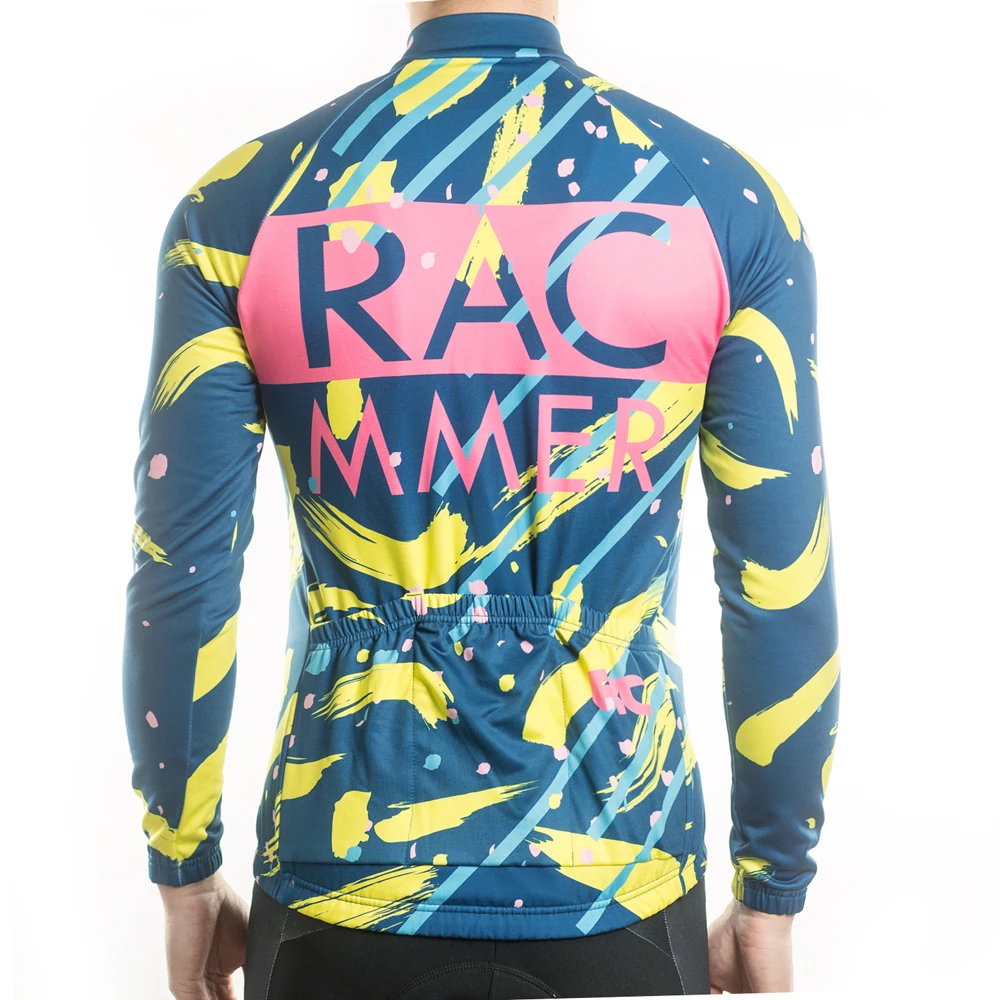 Racmmer 2020 Зимняя Термальная флисовая велосипедная кофта Ropa Ciclismo Mtb с длинным