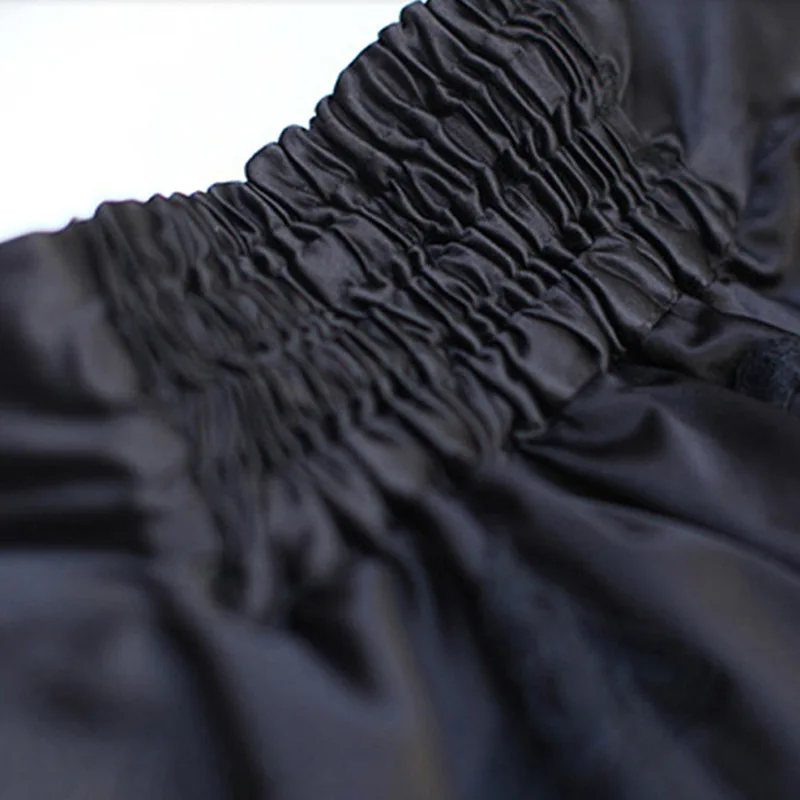 Keer Qiaowa Vintage Black Gothic Skirt Woman Summer 2018 New Arrival Women Mini Organza Ball Gown Skirts with Appliques Flowers | Женская