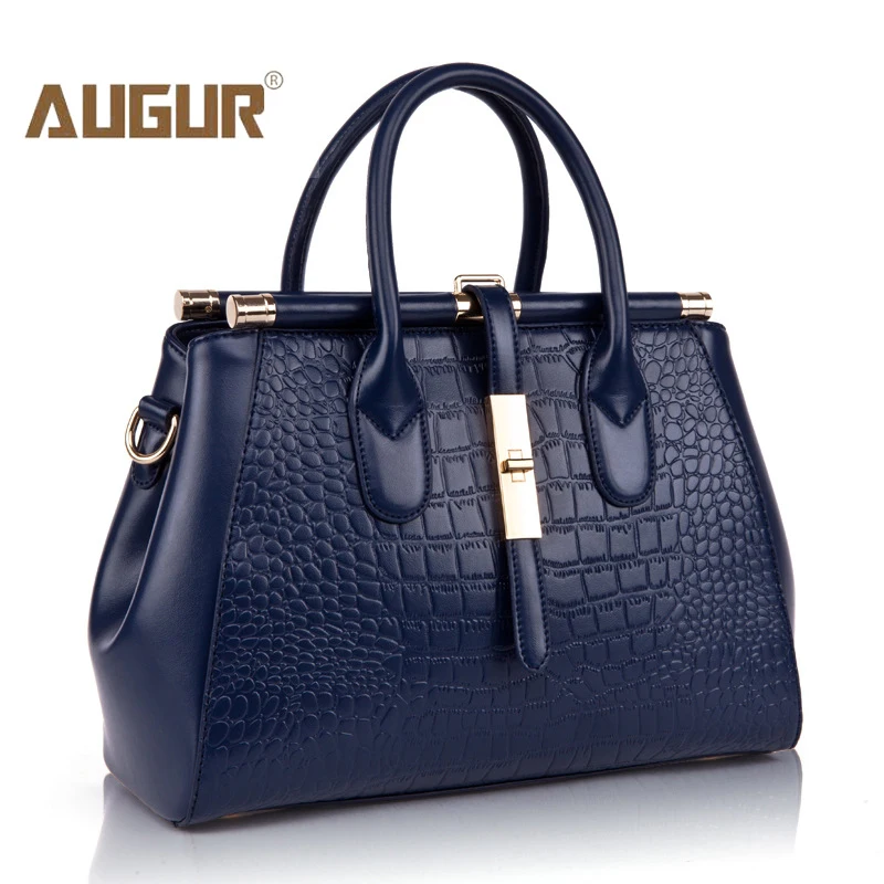 Из натуральной кожи сумка женская 2017 крокодил pattern Женщины почтальона сумочки