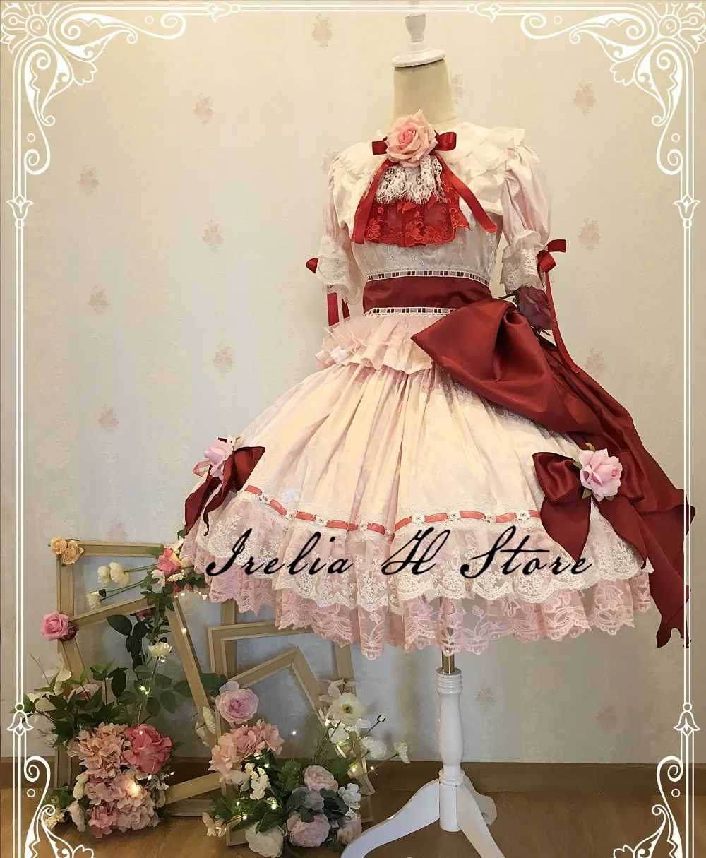 Remilia Touhou Project Косплей Scarlet Карнавальный Костюм Платье женское на