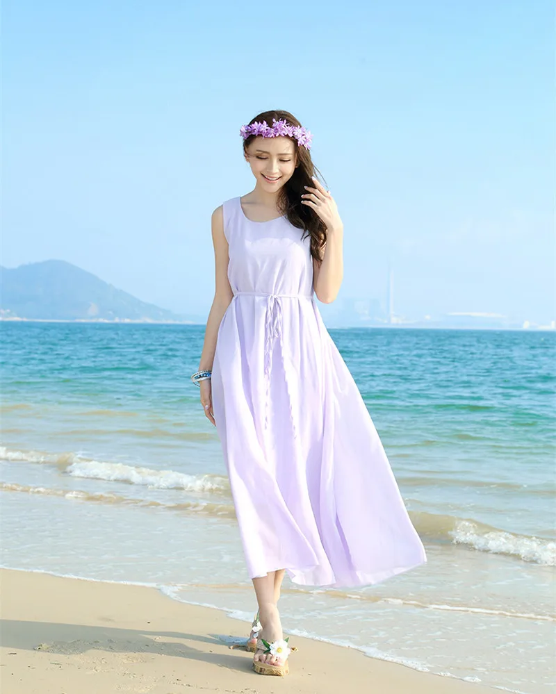 1 Х Женщин Рукавов Boho Чешские Шифон Летний Пляж Длиной Макси Платье H1052 | Женская