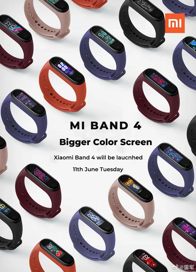 Оригинальный Xiao mi Band 4 Smart band браслет сердечного ритма Fitnes Цвета экран Bluetooth 5 0 512K ram