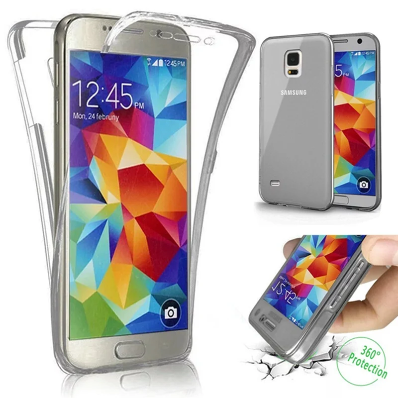 Мягкий ТПУ чехол с полной защитой 360 градусов для Coque J1 J2 J3 J5 J7 2016 2017 J330 J530 J730 A10 A30 A40