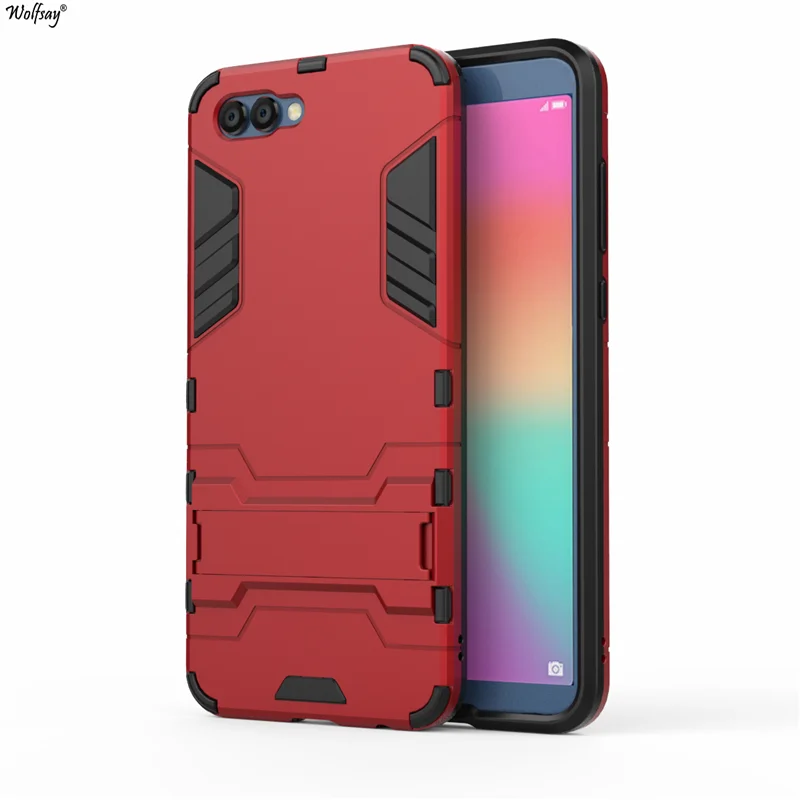 Wolfsay Cover For Huawei Honor V10 Case Slim PC + Soft Rubber Armor Phone for |