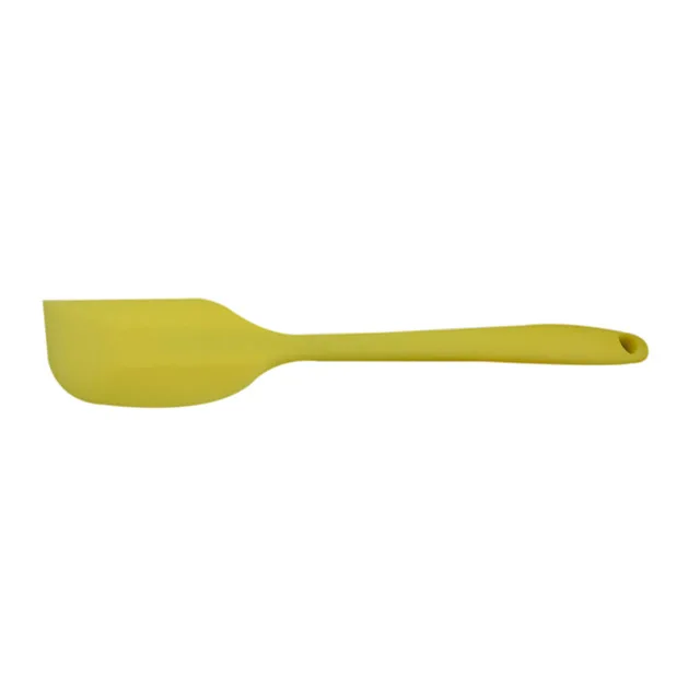yellow Кухонные аксессуары, силиконовая форма для крема, масла, торта, шпатель, скребок для смешивания теста, инструменты для украшения торта, лопатка для мороженого - Цвет: yellow