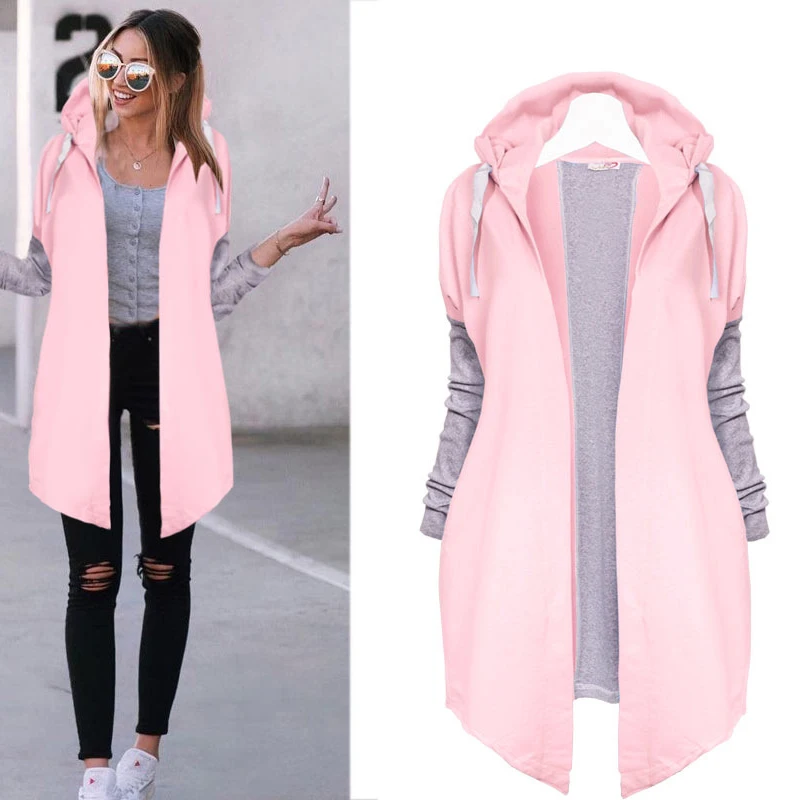 Irregular Cardigans Women Patchwork Plus Size Casual Loose Autumn Coverup Tops Female Sweater Coats DLD1224 |