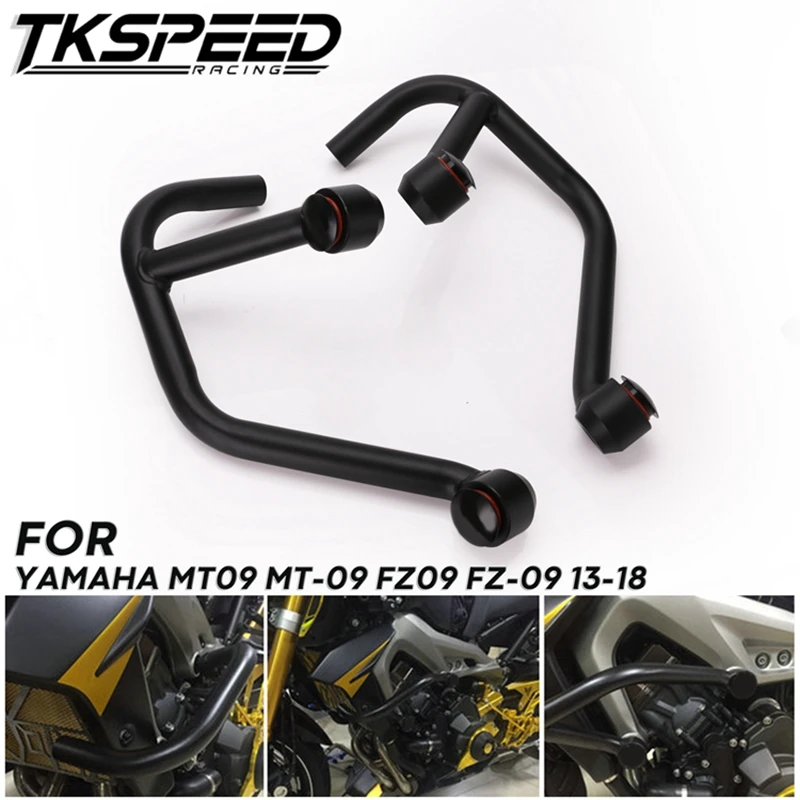Мотоциклетная защита двигателя переднего бампера для Yamaha MT 09 FZ MT09 TRACER 2014