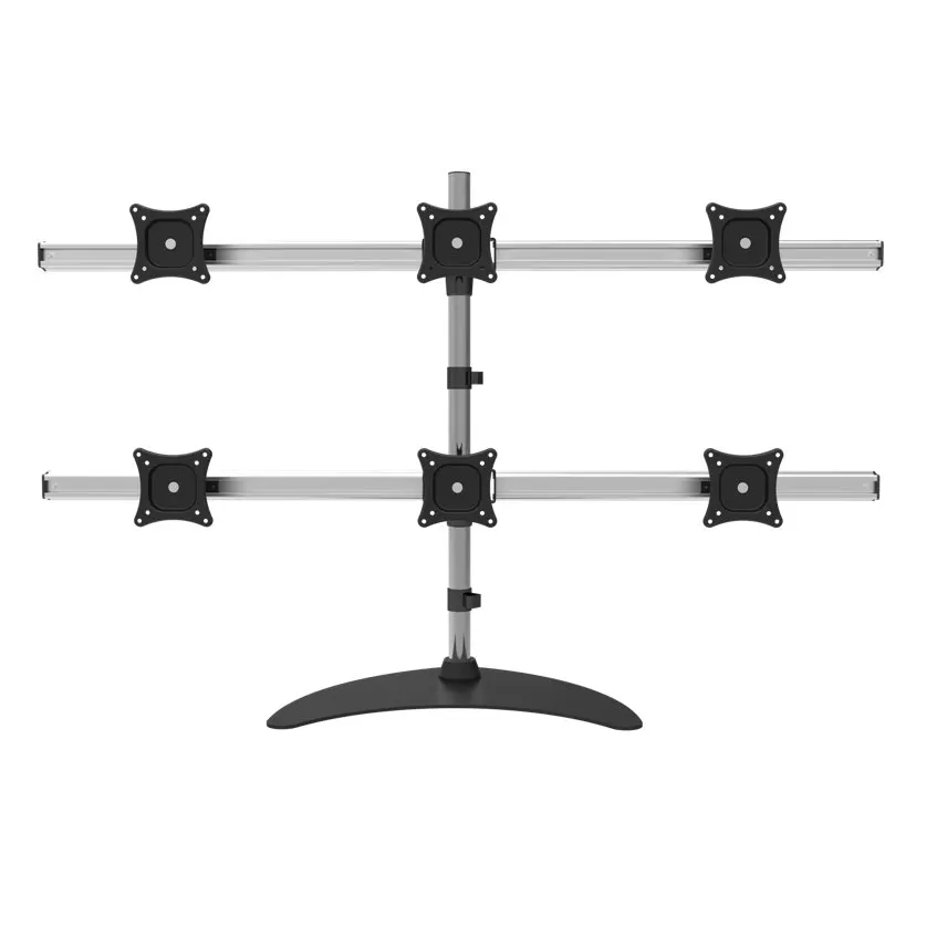 15 27 &quotАлюминиевый сплав 6 экран LCD TV Mount Free Lifting Sliding Full Motion настольная подставка