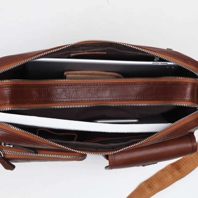 Мужская сумка LANSPACE повседневная через плечо новый дизайн кожаная плечо|shoulder bag