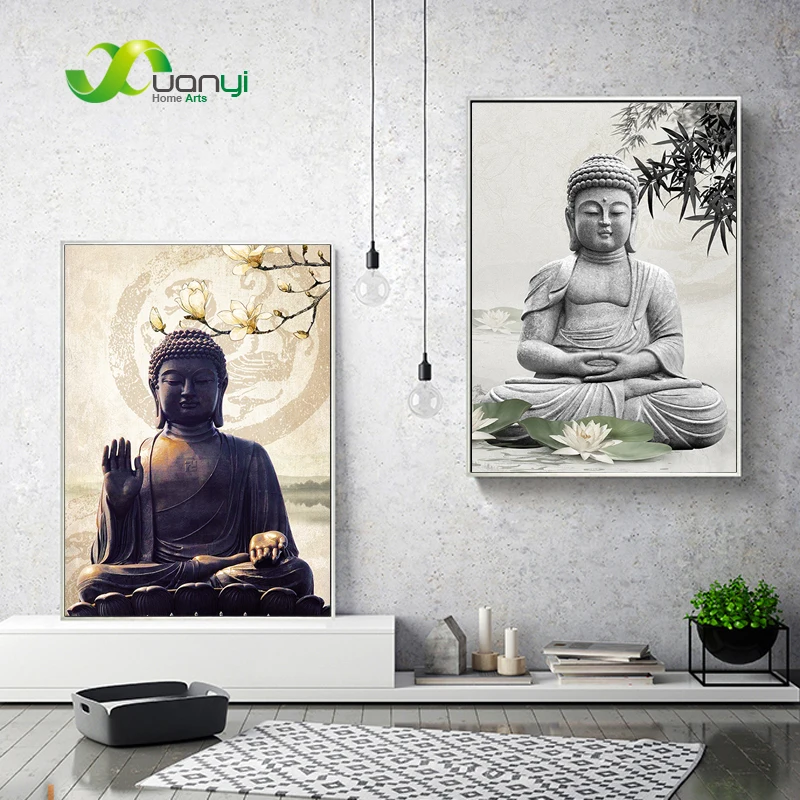 Картина из Будды на холсте плакат картина настенные плакаты и печать Budda Buda для