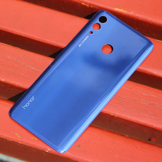 Blue Чехол для huawei со стеклянной задней крышкой для huawei Honor 10 lite, задняя крышка для задней крышки, защитный чехол для телефона, чехол s - Цвет: Blue