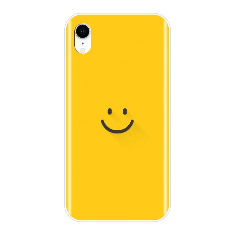 Задняя крышка для iPhone 6 S 7 8 X XR XS Max желтый кот девушка звезда луна мягкий