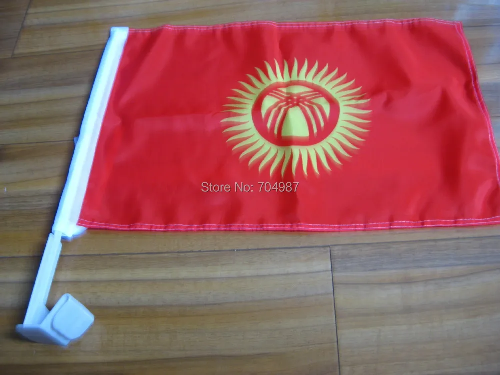 30x45 см киргизийский автомобиль фотофлаг бесплатная доставка|flags free shipping|banner flagflags