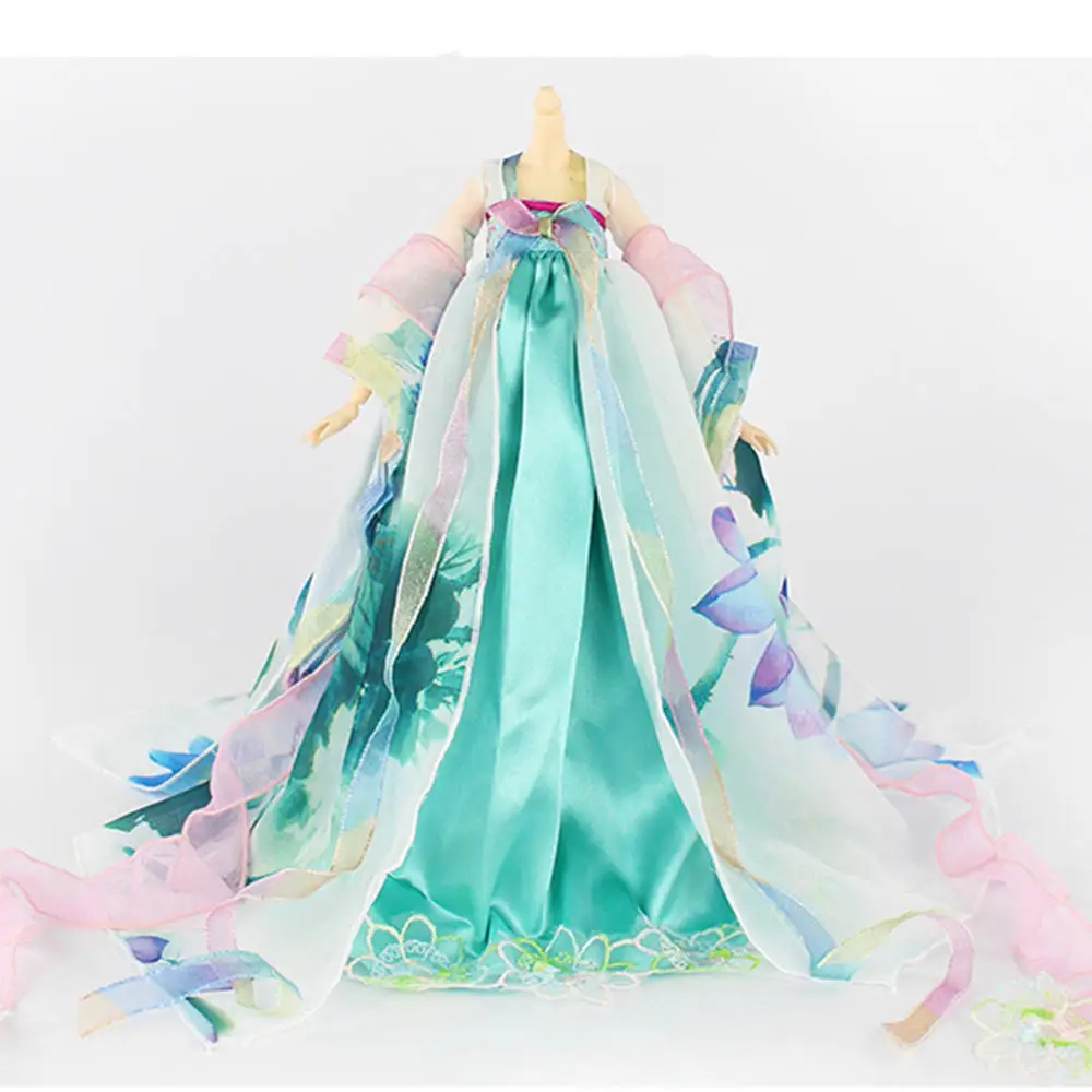 Фортуны дней для 1/4 Восток очарование кукла 35 см высоко китайский костюм набор ручной работы высокое качество reborn Игрушки для девочек Подарки - Цвет: Like a picture