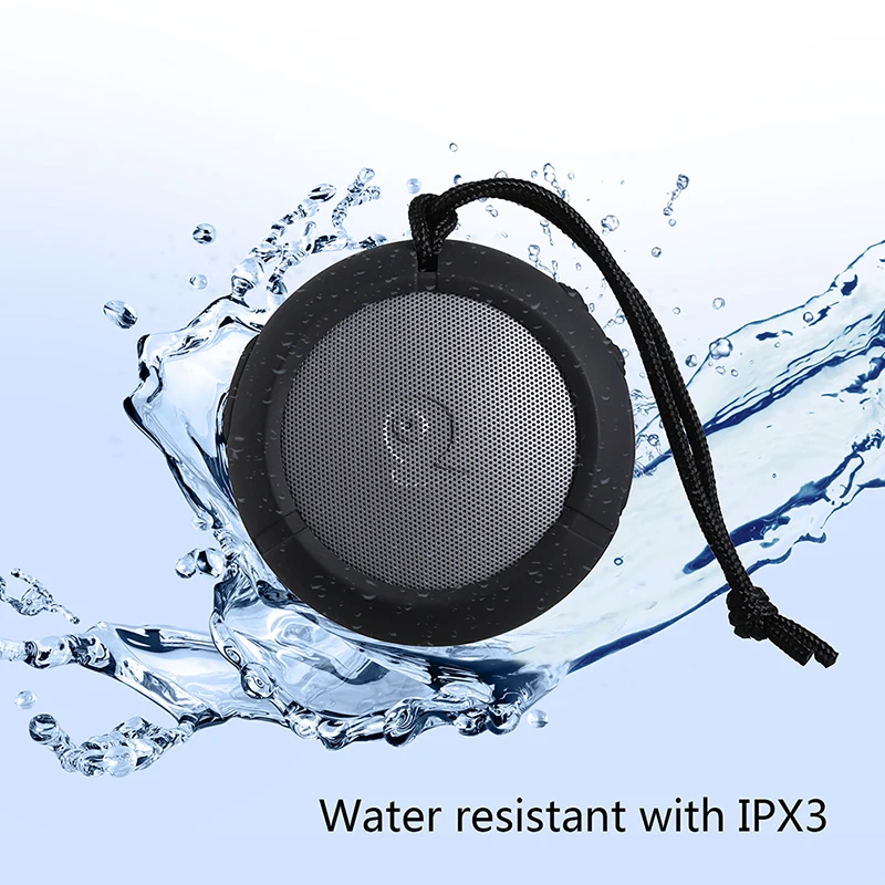 Ausdom AS2 портативный Bluetooth AUX водонепроницаемый IPX3 открытый динамик для IPhone Samsung